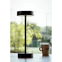 SLV battery table lamp VINOLINA 2-CCT 2-fold, cylindrical, CCT Switch, with touch dimmer, with charging station IP54, black dimmable