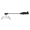 SLV Plafondinbouwarmatuur NEW TRIA® 68 rond GU10 IP20, wit