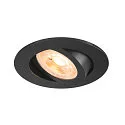 Plafondinbouwarmatuur NEW TRIA® 68 rond GU10 IP20, zwart