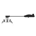 SLV Plafondinbouwarmatuur NEW TRIA® 68 rond GU10 IP20, aluminium