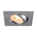 ceiling recessed luminaire NEW TRIA® 68 square GU10 IP20, aluminium