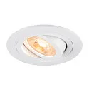 Plafondinbouwarmatuur NEW TRIA® 75 rond GU10 IP20, wit
