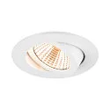 ceiling recessed luminaire NEW TRIA® 68 round IP20, white dimmable