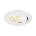 ceiling recessed luminaire NEW TRIA® 68 round IP20, white dimmable