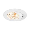 SLV ceiling recessed luminaire NEW TRIA® 68 round IP20, white dimmable