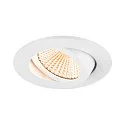 SLV ceiling recessed luminaire NEW TRIA® 68 round IP20, white dimmable