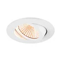 SLV ceiling recessed luminaire NEW TRIA® 68 round IP20, white dimmable