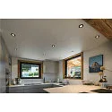 SLV ceiling recessed luminaire NEW TRIA® 68 round IP20, black dimmable