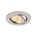 SLV Verzonken plafondring NEW TRIA® 95 rond, aluminium