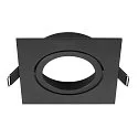 Verzonken plafondring NEW TRIA® 95 vierkant, zwart