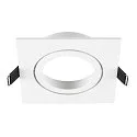 Verzonken plafondring NEW TRIA® 95 vierkant, wit