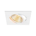 SLV Verzonken plafondring NEW TRIA® 95 vierkant, wit