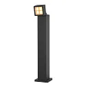 SLV Staande armatuur voor buiten S-CUBE 75 hoekig, CCT Switch, kantelbaar IP65, antraciet dimbaar