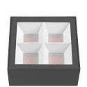 SLV Staande armatuur voor buiten S-CUBE 75 hoekig, CCT Switch, kantelbaar IP65, antraciet dimbaar