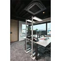 SLV Staande lamp WORKLIGHT PRO IP20, wit dimbaar