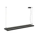 SLV pendant luminaire WORKLIGHT PRO up / down, DALI controllable, UGR < 19 IP20, black dimmable