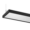 SLV pendant luminaire WORKLIGHT PRO up / down, DALI controllable, UGR < 19 IP20, black dimmable