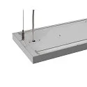 SLV pendant luminaire WORKLIGHT PRO up / down, DALI controllable, UGR < 19 IP20, grey dimmable