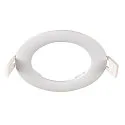 Afdekking DOWNLIGHT V 100 plat, met klemveren, wit