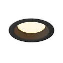 SLV Afdekking DOWNLIGHT V 100 licht verzonken, zwart