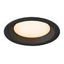 SLV Afdekking DOWNLIGHT V 150 licht verzonken, zwart