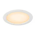 Afdekking DOWNLIGHT V 200 plat, wit