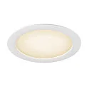 Afdekking DOWNLIGHT V 200 plat, wit