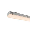 SLV Armatuur voor vochtige ruimten WATERPROOF V 1200 ON-OFF slagvast, schakelbaar IP66, grijs 