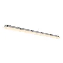 SLV Armatuur voor vochtige ruimten WATERPROOF V 1500 ON-OFF slagvast, schakelbaar IP66, grijs 