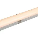 SLV Armatuur voor vochtige ruimten WATERPROOF V 1500 ON-OFF slagvast, schakelbaar IP66, grijs 