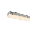 SLV Armatuur voor vochtige ruimten WATERPROOF V 1500 DALI DALI aanstuurbaar, slagvast IP66, grijs dimbaar