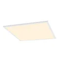 SLV Plafondarmatuur PANEL V 600 ON-OFF CCT Switch, schakelbaar IP54 / IP40, wit, gelakt 