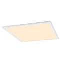 Plafondarmatuur PANEL V 625 ON-OFF CCT Switch, schakelbaar IP54 / IP40, wit, gelakt 