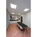 SLV Plafondarmatuur PANEL V 625 ON-OFF CCT Switch, schakelbaar IP54 / IP40, wit, gelakt 