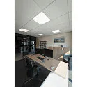 Plafondarmatuur PANEL V 625 ON-OFF CCT Switch, UGR < 19, schakelbaar IP54 / IP40, wit, gelakt 