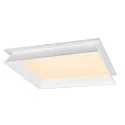 SLV Plafondarmatuur PANEL V 600 DALI DALI aanstuurbaar, CCT Switch, UGR < 19 IP54 / IP40, wit, gelakt dimbaar