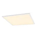 SLV Plafondarmatuur PANEL V 600 DALI DALI aanstuurbaar, CCT Switch, UGR < 19 IP54 / IP40, wit, gelakt dimbaar