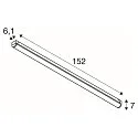 SLV Lineair licht INDUSTRY BATTEN V 1500 CCT Switch, multipower IP20