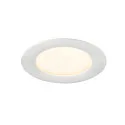 SLV Plafondinbouwarmatuur DOWNLIGHT V 100 zonder frame, CCT Switch, bekabeld IP54 / IP20, zwart 