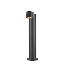 SLV Staande armatuur voor buiten R-CUBE 75 rond, CCT Switch, cardanisch draaien IP65, antraciet dimbaar
