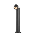 SLV Staande armatuur voor buiten R-CUBE 75 rond, CCT Switch, cardanisch draaien IP65, antraciet dimbaar