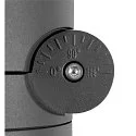 SLV Staande armatuur voor buiten R-CUBE 75 rond, CCT Switch, cardanisch draaien IP65, antraciet dimbaar