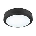 Wand- en plafondarmatuur OUTDOOR BULKHEAD V 360 CCT Switch, slagvast, schakelbaar IP65, zwart, gelakt 