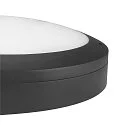 Wand- en plafondarmatuur OUTDOOR BULKHEAD V 360 CCT Switch, slagvast, schakelbaar IP65, zwart, gelakt 