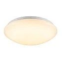 SLV Wand- en plafondarmatuur SURFACE V 390 CCT Switch, schakelbaar, multipower, gekamd, bekabeld IP44, wit 