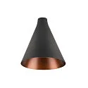 Lampenkap LALU® CONE 15 MIX&MATCH, brons, zwart