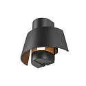 Wandarmatuur voor buitenshuis PHOTONI halfrond, conisch E27 IP65, roest dimbaar
