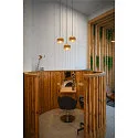 SLV pendant luminaire PANTILO ROPE 19 E27 IP20, gold dimmable