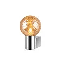 Wandarmatuur VARYT rond E14 IP44, chroom