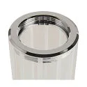 SLV wall luminaire LYGANT SINGLE IP44, chrome